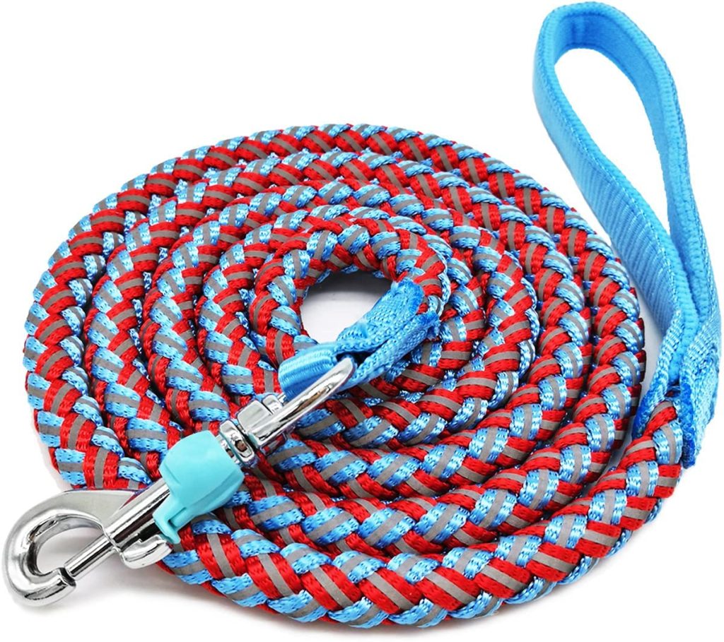 dog leash from climbing rope